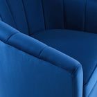 Modway - Prospect Performance Velvet Fauteuil pivotant - Marine-7