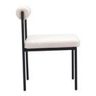 Zuo - Livorno Chaise de salle à manger - Ivoire-Garantie limitée de 3 ans