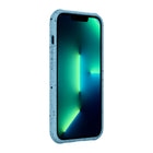 Mellow - etui bio compostable pour Apple iPhone 13 Pro, bleu fiji-Teste contre les chutes de pieds - L'etui possede des coins renforces qui se compriment en cas d'impact, ce qui permet d'absorber et de disperser le choc.