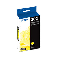 Epson - Cartouche d'encre T302 Claria Premium - Jaune-Textes nets et couleurs brillantes pour des impressions de grande qualité, encre à séchage rapide