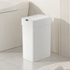 Elpheco - ensemble de poubelles à capteur PureSense-F - 2 pièces (9 L et 15 L) - blanc-Design moderne et compact : les poubelles PureSense-F présentent un profil rectangulaire mince et une finition mate blanche épurée.