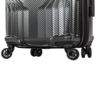Air Canada - Tokyo Valise Rigide Pivotante de 24 po - Noir-Poignée de chariot rétractable verrouillable à bouton-poussoir