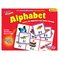 TREND - Jeux de correspondance d'alphabet-Les élèves associent des lettres majuscules, des minuscules et des photos d'objets avec des indices sonores de première lettre.