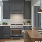 Kucht - 30 po Série KFX-X Cuisinière Pro Style au gaz naturel - Acier inoxydable/Gris ciment-Garantie limitée du fabricant de 2 ans