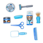 Melissa & Doug Barber Shop Ensemble de jeu de simulation, jouet de rasage pour garçons et filles à partir de 3 ans-Créez une boutique et soyez le barbier ou le client ; encourage le jeu créatif, favorise le développement de la motricité fine et les compétences linguistiques