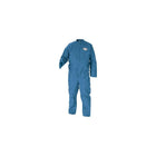 Kimberly-Clark – Combinaisons Kleenguard A20 avec fermeture à glissière et élastiques, bleu, moyen, 12/paquet (58502)-Matériau : Tissu non tissé
