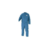 Kimberly-Clark – Combinaisons Kleenguard A20 avec fermeture à glissière et élastiques, bleu, moyen, 12/paquet (58502)-Matériau : Tissu non tissé