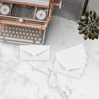 JAM Paper Enveloppes de type commercial nº 7, 3/4 x 3 7/8 x 7 1/2 po, blanc, pqt/1000-Finition : lisse