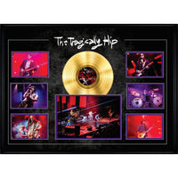 The Tragically Hip Concert Collage with Gold LP - Impression encadree - 33" x 25"-Qualité supérieure - music memorabilia