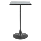 Zuo - Spot Table de bar - Gris/Noir-Dimensions: 23,8 po L x 23,8 po L x 41,7 po H
