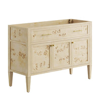 Modway - Elysian 48" Armoire de toilette de salle de bain (lavabo non inclus) - Burl-Vanité de salle de bain moderne