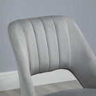 Vinsetto - Chaise de bureau pivotante sans accoudoirs - grise-Couleur : gris