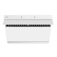Fotile - JQG7507W Hotte aspirante à ventilation inclinée - 30 po - Blanche-Verre trempé blanc