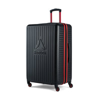 Reebok - Valise à roulettes pivotantes à coque rigide 30 po Hoop - Noir-Roulettes pivotantes à 360° pour un déplacement fluide, silencieux et sans effort