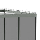 Outsunny - Moustiquaire de rechange pour gazebo 10 pi L x 10 pi l, gris foncé-Il est livré avec deux types de crochets noirs adaptés à deux types de tubes  
