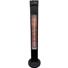 Westinghouse - 1500-Watt Freestanding Infrared Patio Heater - Black-Portable, compact et léger, parfait pour une utilisation n'importe où