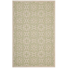 Modway - Ariana Treillis floraux vintage à l’intérieur et à l’extérieur Tapis 9 pi l x 12 pi L - Vert clair et beige-Tapis vintage à treillis floraux