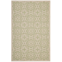 Modway - Ariana Treillis floraux vintage à l’intérieur et à l’extérieur Tapis 9 pi l x 12 pi L - Vert clair et beige-Tapis vintage à treillis floraux