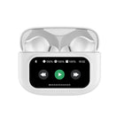 Adesso - Xtream T3 Écouteurs intra-auriculaires Bluetooth ANC, double micro, étui tactile - White-Ergonomique et compatible multi-plateforme : Ajustement léger et sécurisé pour un confort tout au long de la journée, compatible avec iOS, Android, Windows et consoles de jeu
