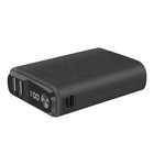 Kopplen - Batterie externe portable 10 000 mAh, format paume, double port USB-A/C 3.0, charge rapide-Ports d’entrée doubles microUSB et USB-C pour recharger la banque d’énergie