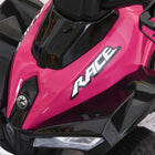 Aosom - jouet à roues sans moteur 4 roues pour enfants - rose-Équipé d'une fonction lumineuse 