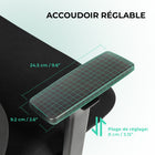 MotionGrey - Fauteuil de bureau ergonomique NovaCloud à dossier haut avec appui-tête 2D et accoudoirs réglables - Noir-8