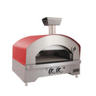 Kucht - Four à pizza portatif au propane pour l’extérieur Napoli - Rouge-Pattes ajustables