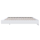 Nexera - Lit plateforme Queen, Blanc-Meubles conçus et produits au Canada à partir de panneaux de particules et de MDF certifiés CARB II/FSC.  Item expédié en 24-48 heures après réception de la commande.  Assemblage requis