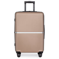 Air Canada - Bagage de soute rigide Laurentian de 24 po - roulettes pivotantes à 360 degrés - champagne-Le bagage de soute moyen offre un espace de rangement pratique pour les longs voyages