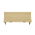Manhattan Comfort - Bureau moderne Grace 54 po - Chêne naturel et or-20 po L x 54 po l x 30 po H