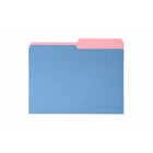 Merangue - Pochette de rangement pour piscine - Lot de 3-Dossiers de couleurs orange, rose et bleu avec des onglets de couleur