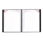 Brownline - 2027 agenda quotidien – 11 po x 8 1/2 po – noir-Reliure spiral double avec couverture souple Romanel