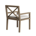 Modway - Northlake Terrasse extérieure Teck Fauteuil à manger, Caillou-Assemblée requise