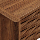 Modway - Emric Vague 71 » Armoire TV murale, Noyer-8