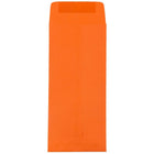 JAM Paper Enveloppes à ouv. au sommet papier recyclé couleur vive, ferm. gommée, 4 1/2 x 10 3/8 po, orange, paq./100-Taille : No11 (4 1/2 x 10 3/8 po)