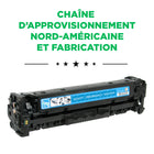 CIG - Cartouche de toner CE411A HP 305A remise à neuf - rendement standard - cyan- Garantie de 2 ans avec garantie de performance à 100 %