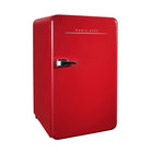 Magic Chef - Mini-réfrigérateur rétro rouge de 3,2 pi³ sans congélateur-Le mini-réfrigérateur rétro Magic Chef de 3,2 pi³ en rouge est un ajout élégant à toute chambre d'étudiant, bureau, salle de loisirs ou cuisine