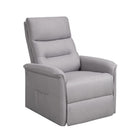 Brassex - Fauteuil releveur inclinable 570294 Levo - gris clair-Dimensions assemblées (po) : 29 x 35,4 x 40,9