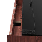 Modway - Kinetic Support mural de 49" Bureau - Black Cherry-7