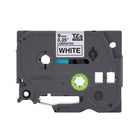 Brother - TZe221 Ruban laminé authentique pour étiqueteuses P-touch - 9 mm de largeur x 8 m de longueur - blanc avec texte noir-Pour les applications d'étiquetage quotidiennes à la maison, au bureau ou au travail, comme les dossiers, les codes-barres, les clés USB, les fournitures de bureau, le contenu du garde-manger et du congélateur, les articles pour enfants et l’équipement