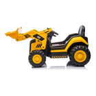 Freddo - CAT Loader 12V Porteur - Jaune-Mouvement avant/arrière : Les enfants peuvent facilement manœuvrer le chargeur