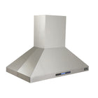 KUCHT KRH4812IS 48 po Hotte montée sur îlot - 1200 CFM - Acier inoxydable-La hotte professionnelle est équipée de 3 ventilateurs puissants allant jusqu’à 900 CFM, offrant plusieurs niveaux de débit d’air et capturant la fumée ainsi que les odeurs de cuisson dans un fonctionnement silencieux