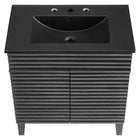 Modway - Render 30" Vanette de salle de bain - Noir charbon-8
