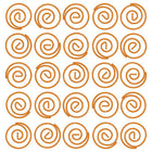 JAM Paper - Trombones circulaires - trombones ronds - orange - paquet de 50-Ces trombones colourés sont parfaits pour organiser les papiers à la maison, à l'école ou au bureau