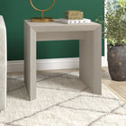 Hudson&Canal - Table d'appoint rectangulaire Oswin de 56 cm de largeur, , blanc aulne-Finition en blanc aulne aspect bois