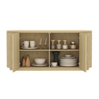 Manhattan Comfort - Olivia 60 po Buffet Moderne - Chêne Naturel-10