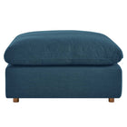 Modway - Commix Duvet Rempli Trop Rempli Ottoman - Azure-Assemblée requise