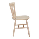 Zuo - Tyce Chaise de salle à manger - Naturel - Ensemble de 2-Garantie limitée de 3 ans