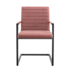 Modway - Savoy Performance Velvet Chaises de salle à manger Ensemble de 2 - Rose poussiéreuse-8