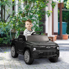 Qaba - Voiture électrique pour enfants sous licence CHEVROLET 12V à télécommande RC - noir-Livrée avec six chansons intégrées, port MP3 et USB, phares pour des promenades amusantes